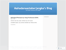 Tablet Screenshot of mahadanaastaberjangka.wordpress.com