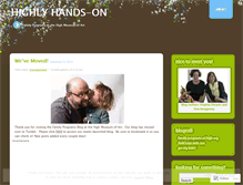 Tablet Screenshot of highlyhandson.wordpress.com