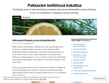 Tablet Screenshot of pakkastenruokia.wordpress.com