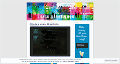 Desktop Screenshot of ispgartsplastiques.wordpress.com
