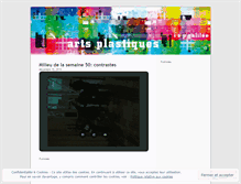 Tablet Screenshot of ispgartsplastiques.wordpress.com