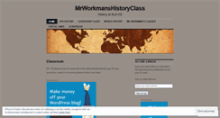 Desktop Screenshot of mrworkmanshistoryclass.wordpress.com