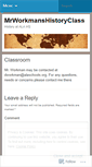 Mobile Screenshot of mrworkmanshistoryclass.wordpress.com