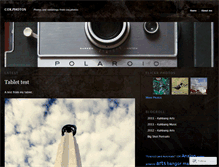 Tablet Screenshot of coxphotos.wordpress.com