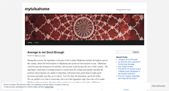 Desktop Screenshot of mytulsahome.wordpress.com