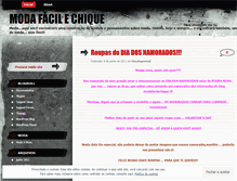 Tablet Screenshot of modafacilechique.wordpress.com