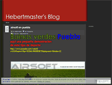 Tablet Screenshot of hebertmaster.wordpress.com