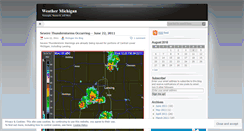 Desktop Screenshot of michigansevere.wordpress.com