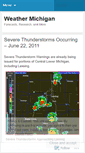 Mobile Screenshot of michigansevere.wordpress.com