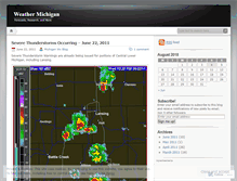 Tablet Screenshot of michigansevere.wordpress.com