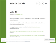 Tablet Screenshot of highoncliches.wordpress.com