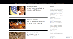 Desktop Screenshot of colectivoeleggua.wordpress.com