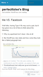 Mobile Screenshot of perfectfalse.wordpress.com