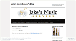 Desktop Screenshot of jakesmusicservice.wordpress.com