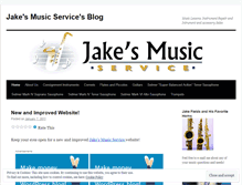 Tablet Screenshot of jakesmusicservice.wordpress.com