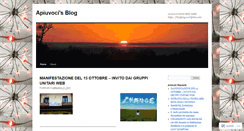Desktop Screenshot of apiuvoci.wordpress.com