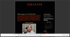 Desktop Screenshot of executions2010.wordpress.com