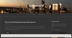 Desktop Screenshot of brentferris.wordpress.com