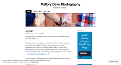 Desktop Screenshot of malloryphotography.wordpress.com