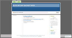 Desktop Screenshot of losttapes.wordpress.com