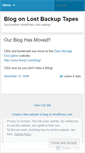 Mobile Screenshot of losttapes.wordpress.com