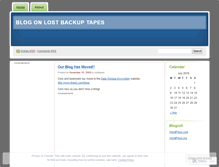 Tablet Screenshot of losttapes.wordpress.com