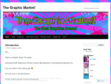 Tablet Screenshot of graphicmarket.wordpress.com