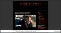 Desktop Screenshot of favouritemusic.wordpress.com