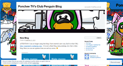 Desktop Screenshot of poncheetvclubpenguinblog.wordpress.com