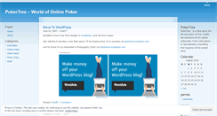 Desktop Screenshot of pokertree.wordpress.com