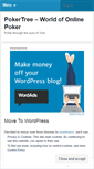 Mobile Screenshot of pokertree.wordpress.com