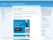 Tablet Screenshot of pokertree.wordpress.com