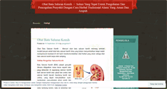 Desktop Screenshot of obatbatusalurankemih.wordpress.com