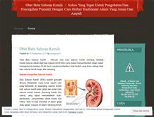 Tablet Screenshot of obatbatusalurankemih.wordpress.com
