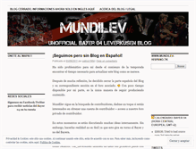 Tablet Screenshot of mundilevhispano.wordpress.com