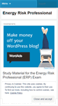 Mobile Screenshot of energyriskprofessional.wordpress.com
