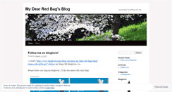 Desktop Screenshot of mydearedbag.wordpress.com