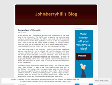 Tablet Screenshot of johnberryhill.wordpress.com