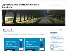 Tablet Screenshot of capodannofirenze.wordpress.com