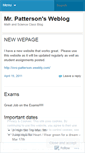 Mobile Screenshot of dpatterson.wordpress.com