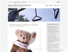 Tablet Screenshot of officemeetsplayground.wordpress.com