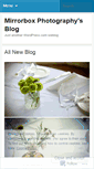 Mobile Screenshot of mirrorboxphotography.wordpress.com