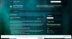 Desktop Screenshot of dotnetventures.wordpress.com