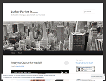 Tablet Screenshot of lutherparkerjr.wordpress.com