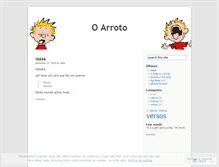 Tablet Screenshot of oarroto.wordpress.com