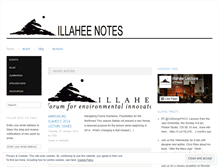 Tablet Screenshot of illahee.wordpress.com