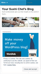 Mobile Screenshot of learnhowtomakesushi.wordpress.com