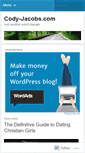 Mobile Screenshot of codyjacobs.wordpress.com