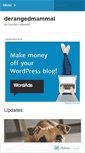 Mobile Screenshot of derangedmammal.wordpress.com
