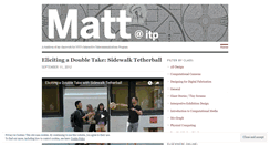 Desktop Screenshot of mattatitp.wordpress.com